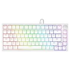 Клавіатура Savio Astral механічна Outemu White Jade RGB White (5905106070153)