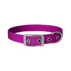 Нашийник для собак Chaba стрічковий 16x46 см (S) Fuchsia Lux (5905133646765)