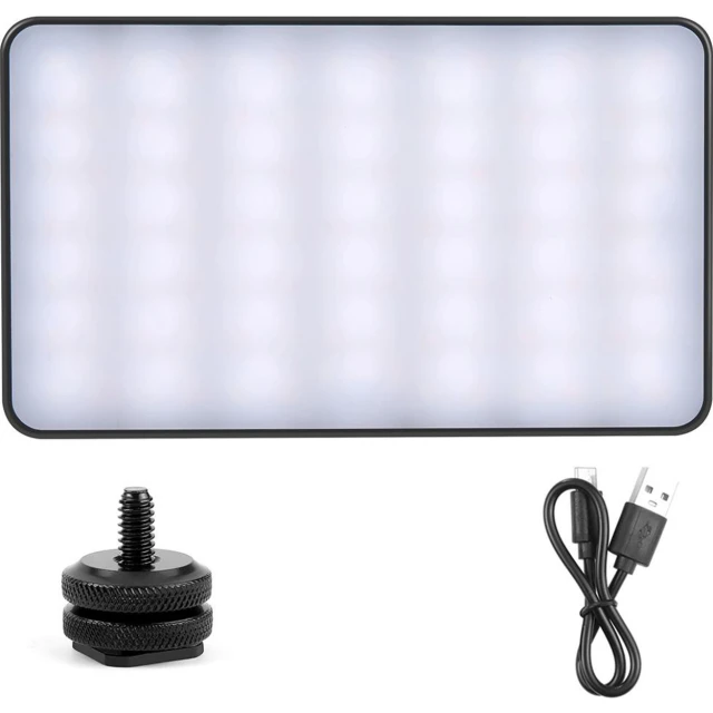 Кишенькова LED лампа для фото Puluz Black (PU658B)