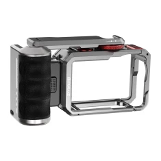 Титановий кейдж Puluz з ручкою для DJI Osmo Action 6 (PU1077TS)