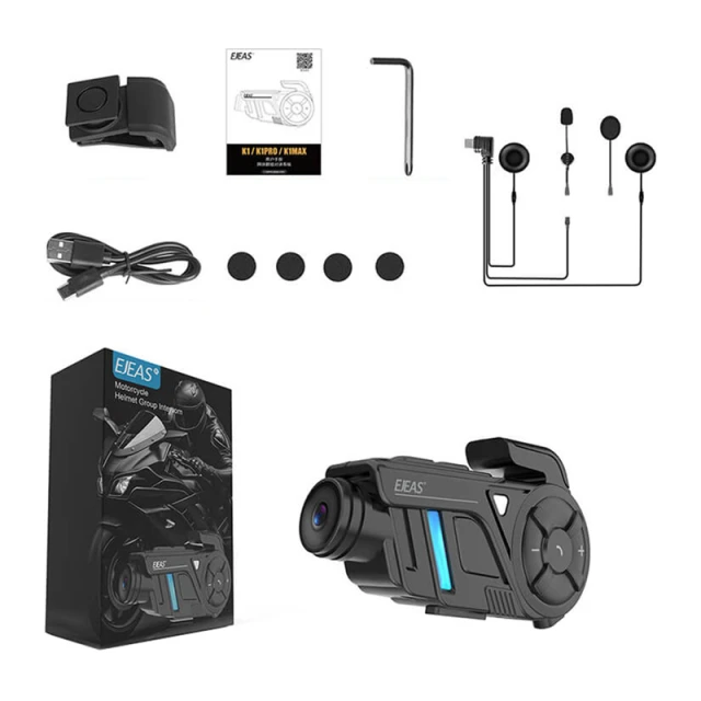Мотоциклетный интерком EJEAS K1Pro с регистратором (5905156101951)