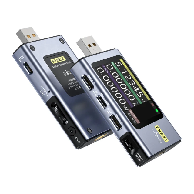 Тестер USB-порта FNIRSI FNB58 BT с Bluetooth (5905156102194)