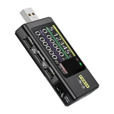 Тестер порту USB FNIRSI FNB58 Black (5905156102200)