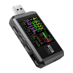 Тестер USB портів FNIRSI FNB48P Black (5905156102224)