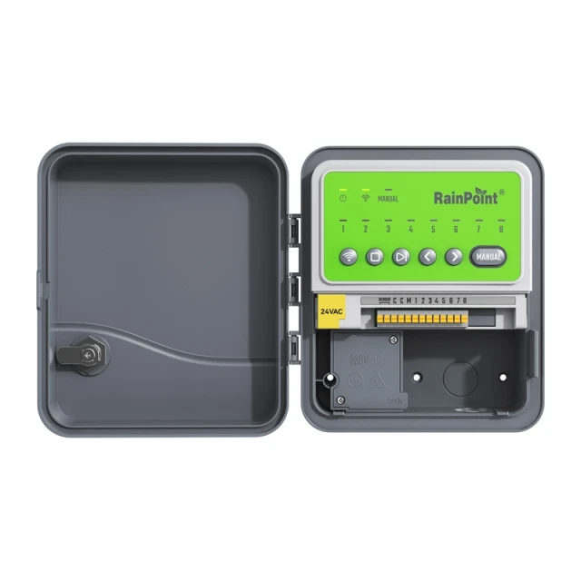 Контролер зрошення RainPoint 8-зонний WiFi AC (HIC1208W)