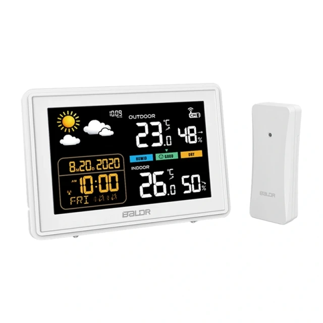 Метеостанція RainPoint BALDRTHERM B0359WST2H2PR з зовнішнім датчиком (5905156105201)