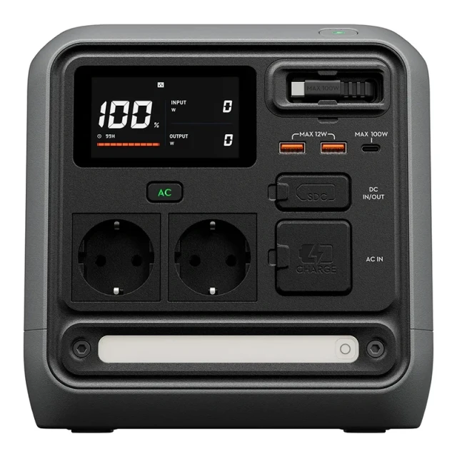 Портативна станція DJI Power 1000 Mini + сонячна панель 200W + кабель MC4 (5905156107458)