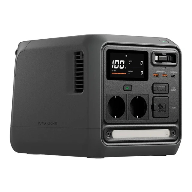 Портативна станція DJI Power 1000 Mini + сонячна панель 200W + кабель MC4 (5905156107458)