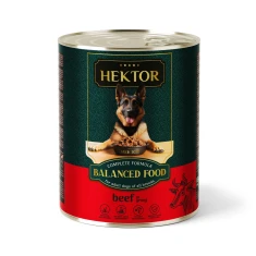 Вологий корм для собак Hektor з яловичиною 1240 г (5905178390999)