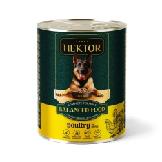 Вологий корм для собак Hektor з птицею 1240 г (5905178391002)