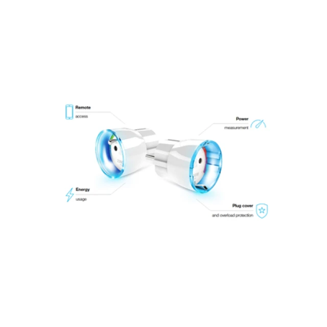Розумна розетка тип Fibaro F Apple HomeKit White (5905279987852)