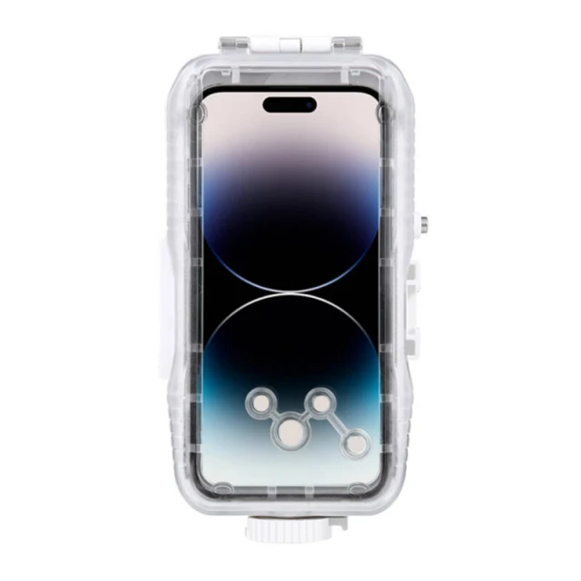 Водонепроникний чохол Puluz для iPhone 11/12/13/14/15 Pro Max до 40m White (PU9116W)