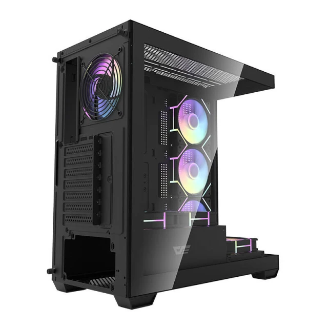 Корпус комп'ютерний Darkflash DS900 + 7 вентиляторів ARGB Black (5905316148895)