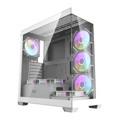 Корпус компьютерный Darkflash DS900 White + 7 вентиляторов ARGB (DS900 White)