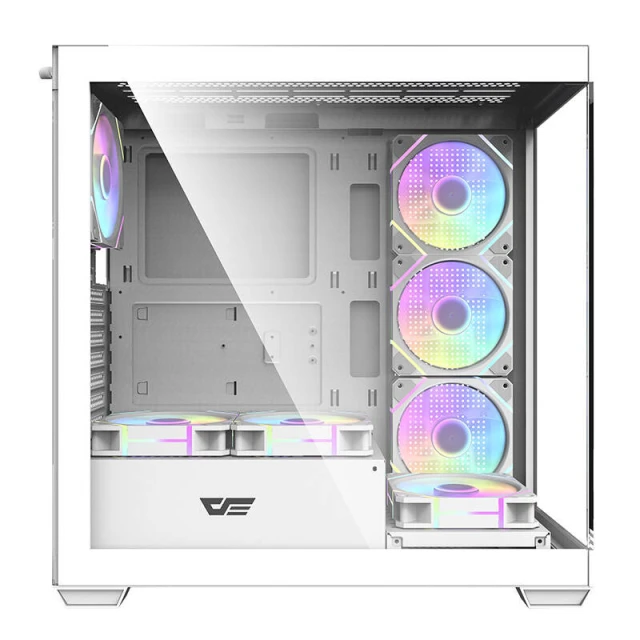 Корпус компьютерный Darkflash DS900 White + 7 вентиляторов ARGB (DS900 White)