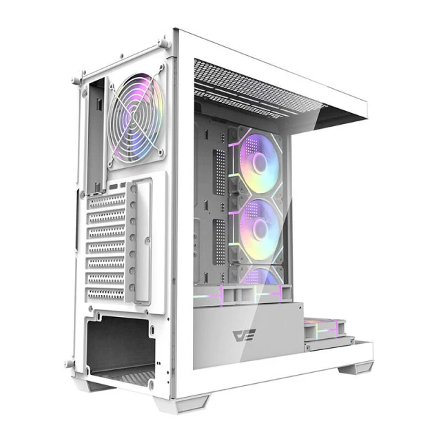 Корпус компьютерный Darkflash DS900 White + 7 вентиляторов ARGB (DS900 White)