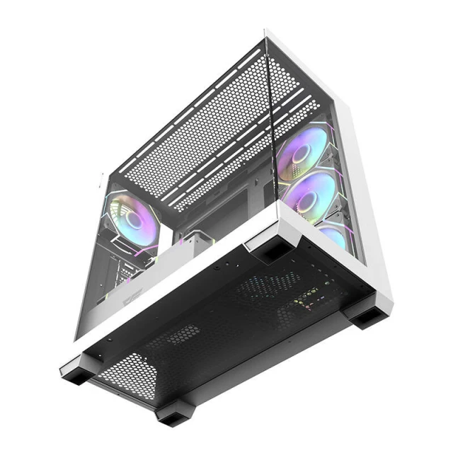 Корпус компьютерный Darkflash DS900 White + 7 вентиляторов ARGB (DS900 White)