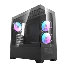 Корпус комп'ютера Darkflash DS900 Air + 6 вентиляторів ARGB Black (DS900 Air Black)