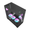 Корпус комп'ютера Darkflash DS900 Air + 6 вентиляторів ARGB Black (DS900 Air Black)