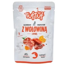 Влажный корм для собак TufTuf мясной паштет с говядиной 500 г (5905342250722)