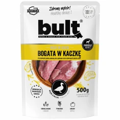 Вологий корм для собак Bult з качкою 500 г (5905342253839)