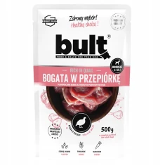 Вологий корм для собак Bult з перепілкою 500 г (5905342254546)