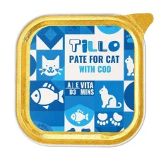 Паштет для котів Tillo з тріскою 100 г (5905342258810)