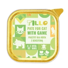 Вологий корм для котів Tillo паштет з дичиною 100 г (5905342258841)