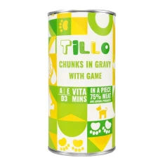 Вологий корм для собак Tillo з дичиною 1250 г (5905342259084)