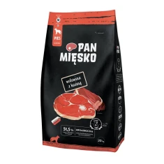 Сухий корм для собак PAN MIĘSKO з яловичиною і козлятиною M 20 кг (5905342292371)