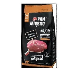 Сухой корм для кошек PAN MIĘSKO с телятиной и уткой 1,6 кг (5905342292593)