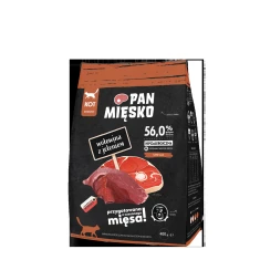 Сухий корм для котів PAN MIĘSKO з яловичиною та олениною 400 г (5905342292623)