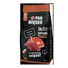 Сухой корм для кошек PAN MIĘSKO с говядиной и олениной 1,6 кг (5905342292630)