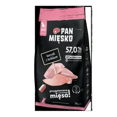 Сухой корм для котят PAN MIĘSKO с курицей и кроликом 1,6 кг (5905342292715)