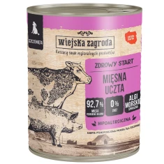 Влажный корм для щенков Wiejska Zagroda Мясная учта 800 г (5905342295792)