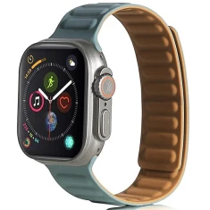 Ремінець Beline Magnetic для Apple Watch Series 11/10 42 mm | Series 9/8/7 41 mm | 6/5/SE 40 mm | 3/2/1 38 mm Green (5905359812104)