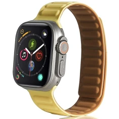 Ремінець Beline Magnetic для Apple Watch Ultra 3/2/1 49 mm | Series 11/10 46 mm | Series 9/8/7/6/5/4/SE 45 mm | 44 mm Yellow (5905359812159)
