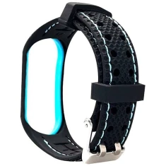 Ремінець Beline Sport для Xiaomi Mi Band 4/3 Black Blue (5905359814245)