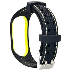 Ремінець Beline Sport для Xiaomi Mi Band 4/3 Black Lime (5905359814269)