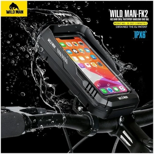 Сумка-тримач для велосипеда WILDMAN R1 Black (R1)