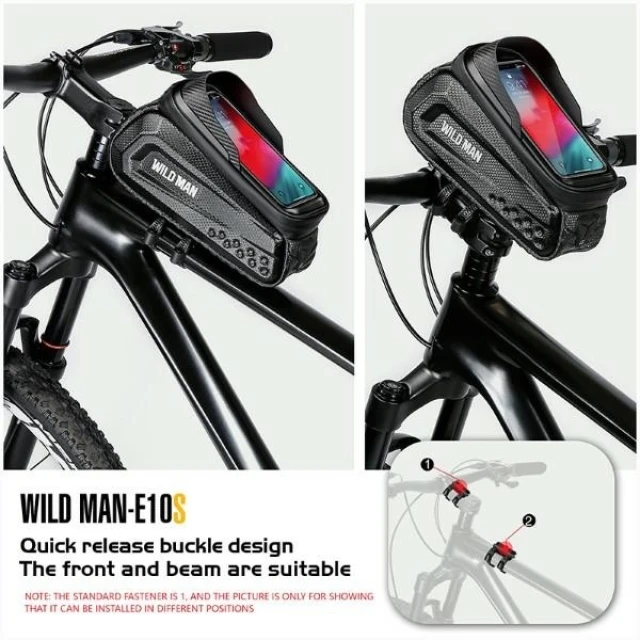Велосипедный держатель WILDMAN L E10S Black (ES3)