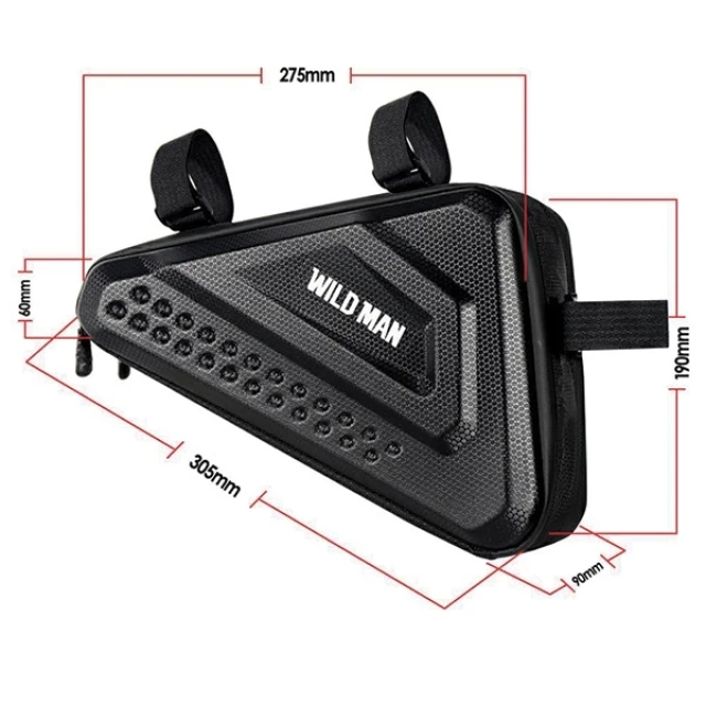Сумка-тримач для велосипеда WILDMAN ES19 Black (ES19)