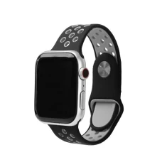 Ремінець Beline Sport Silicone для Apple Watch Series 9/8/7 41 mm | 6/5/SE 40 mm | 3/2/1 38 mm Black (5905359817215)