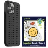 Чохол Pinit Dynamic + Emoji для iPhone 14 Pro Black with MagSafe (5905359817284)