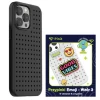 Чохол Pinit Dynamic + Emoji для iPhone 14 Pro Max Black with MagSafe (5905359817314)
