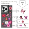 Чохол Pinit Dynamic + Flower/Butterfly Pin для iPhone 14 Black with MagSafe (5905359817321)