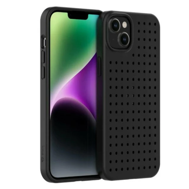 Чохол Pinit Dynamic Plus Tattoo для iPhone 15 Plus | 14 Plus Black with MagSafe (5905359817475)