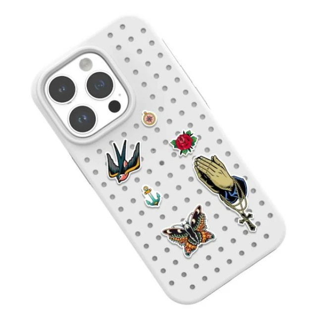 Чохол Pinit Dynamic + Tattoo для iPhone 14 Pro Black with MagSafe (5905359817512)