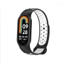 Ремінець Beline Design для Xiaomi Mi Band 8 Black/White (5905359818588)