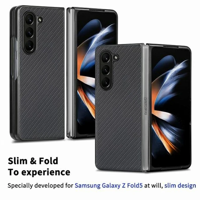 Чохол Beline Carbon Case для Samsung Galaxy Z Fold5 Black (5905359818663)